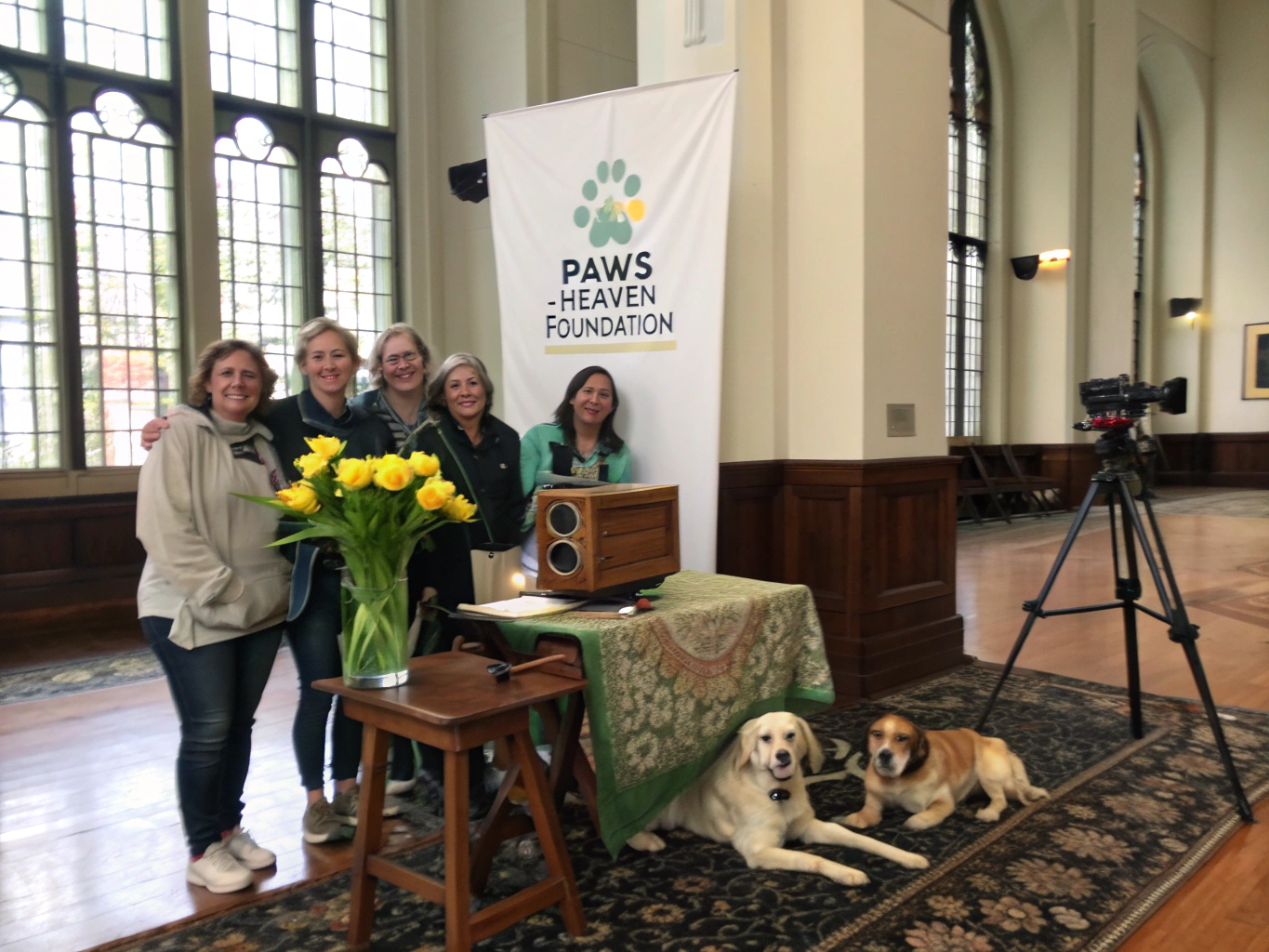 Volunteers at the lemonade event